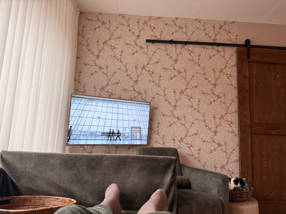 Foto vanuit bed woonkamer